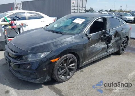 2019 Honda Civic Sport из США, поврежденный, VIN 2HGFC2F84KH595025